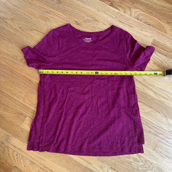 Chico's Women's Ultimate Tee Short Sleeve Coral Size: 2 US: Large fuchsia - Picture 10 of 13